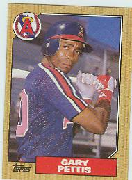 1987 Topps Baseball Cards      278     Gary Pettis
